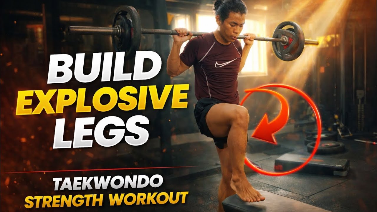 Leg workout for Taekwondo player//Day 133 as a Martialart Coach 