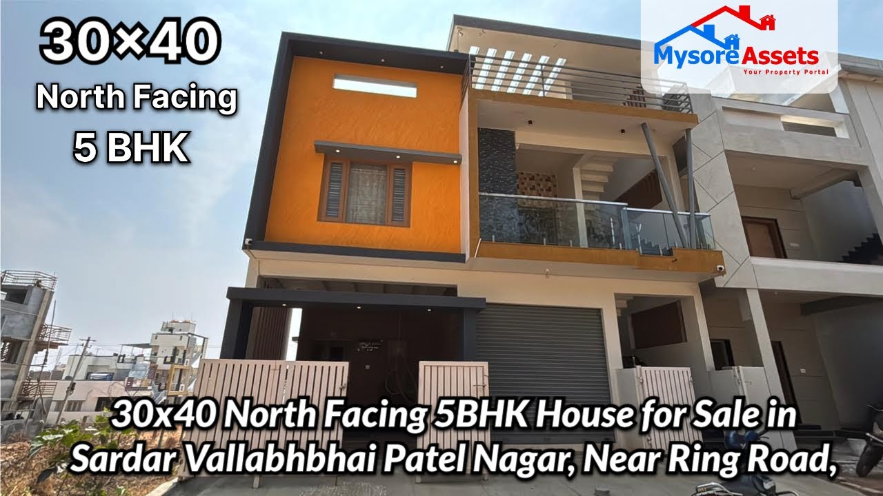 30x40 North Facing 5BHK House in Mysore