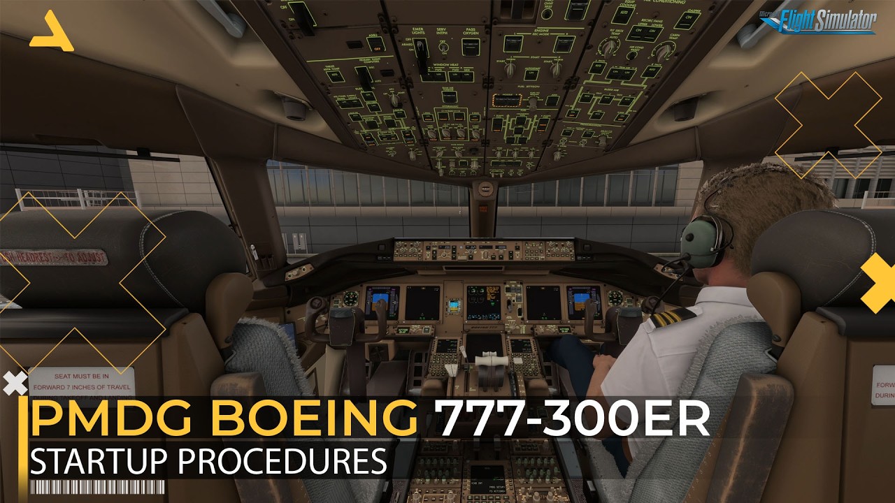 How to Start the PMDG Boeing 777-300ER from the Cold and Dark State in MSFS 2024 - Tutorial 3