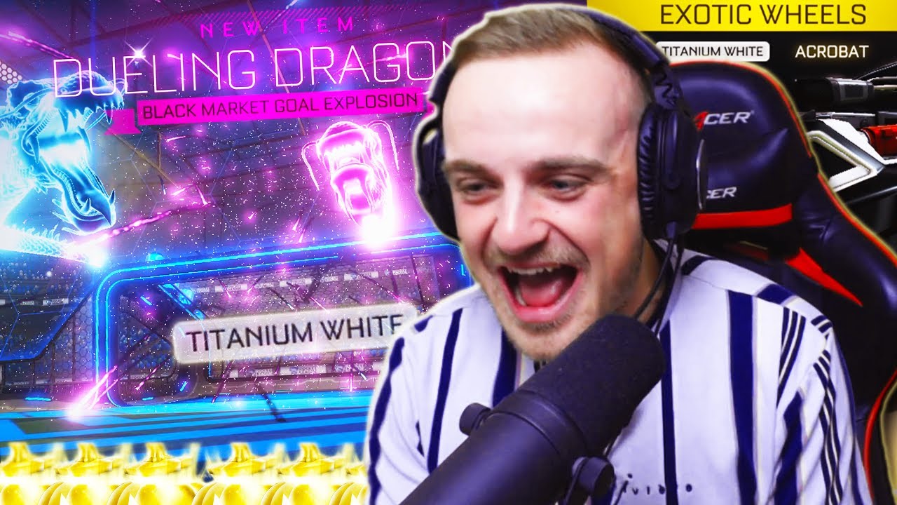 MY BEST CRATE OPENING OF 2020! | HUNT FOR PAINTED DUELING DRAGONS IN ROCKET LEAGUE!