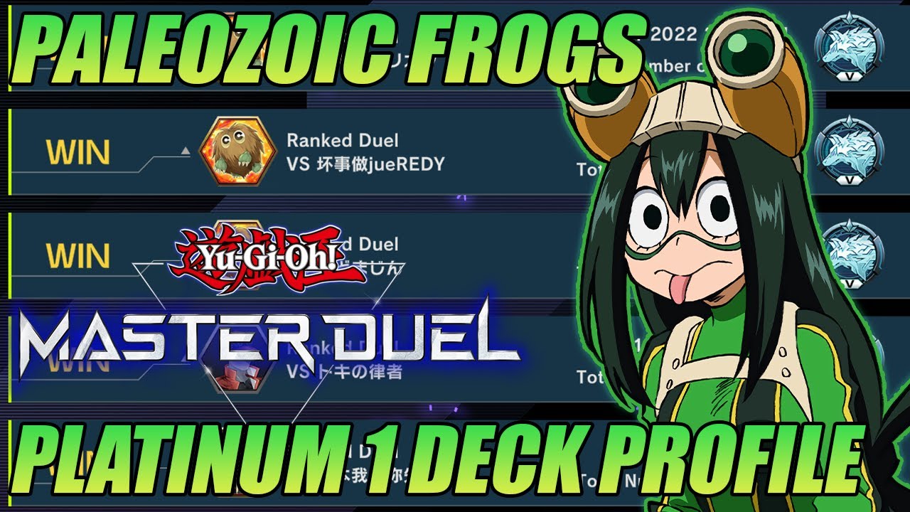 FROGS ARE TIER 0 - 60 Card Paleozoic Frog Yu-Gi-Oh! Master Duel Deck Profile