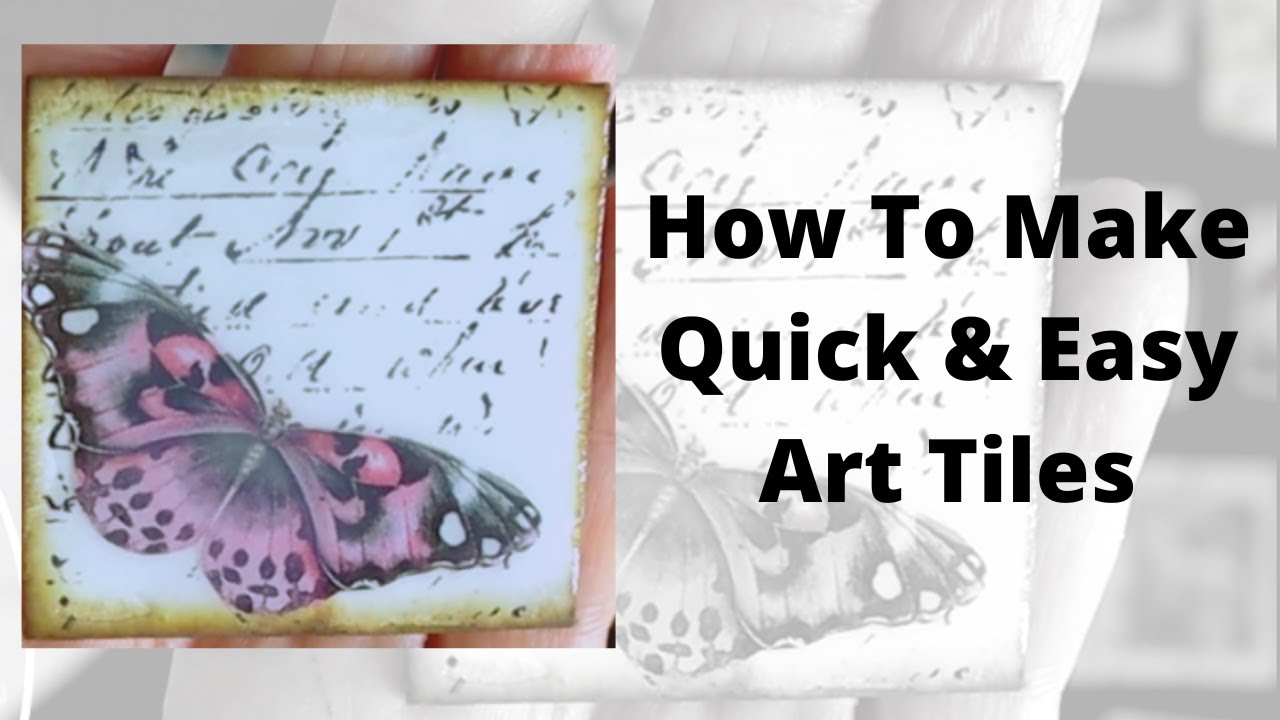 ART TILES - JOURNAL EMBELLISHMENTS - BEAUTIFUL AND SO EASY TO MAKE