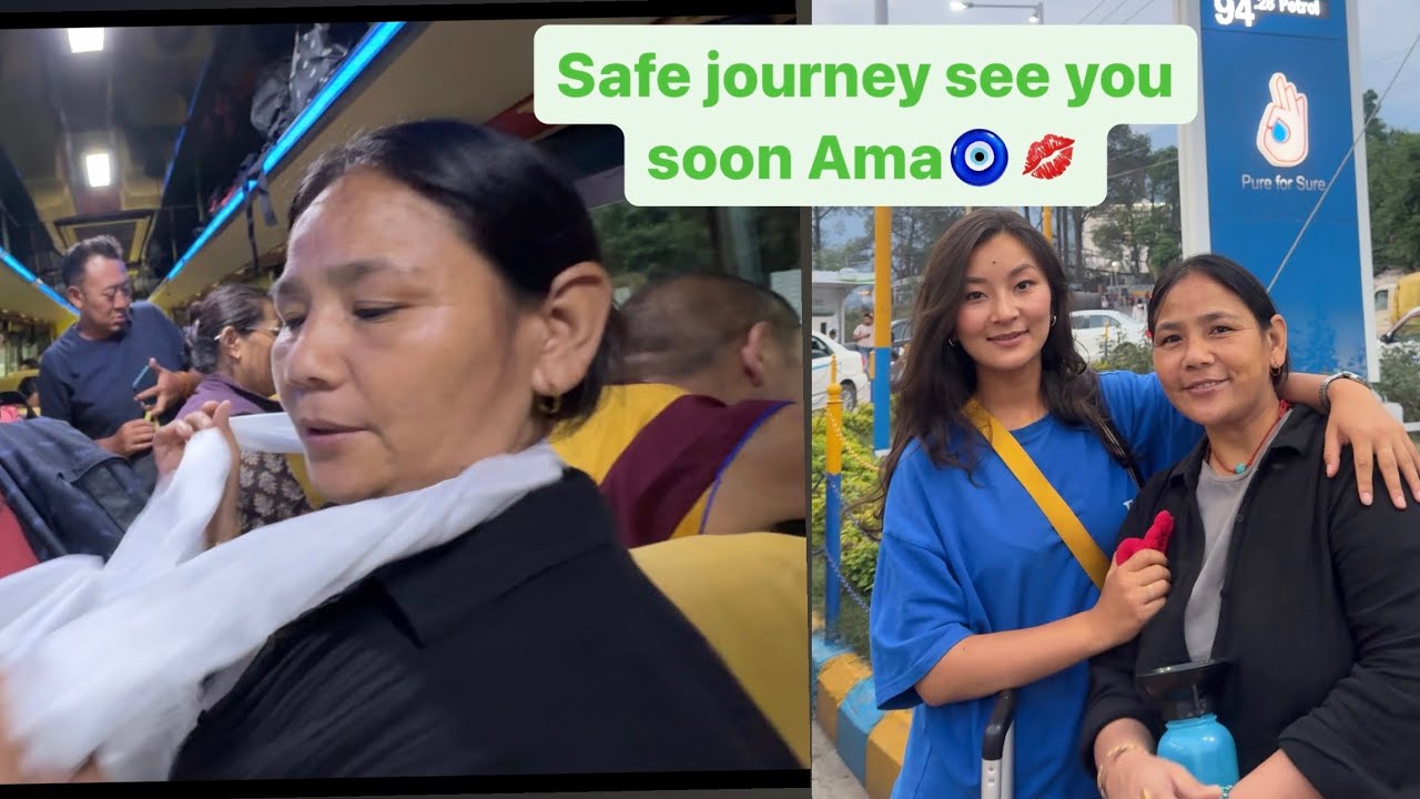 AMA IS EMOTIONAL 😭 //LAST DAY WITH AMA //SEE  YOU  SOON  AMA //Tibetan vlogger //yangdon la