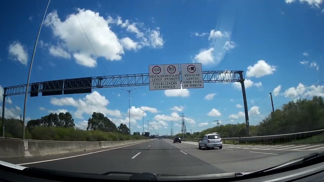 BR 448 - Da Arena do Gr&ecirc;mio a entroncamento com a BR 386 #driving #brasil #RS
