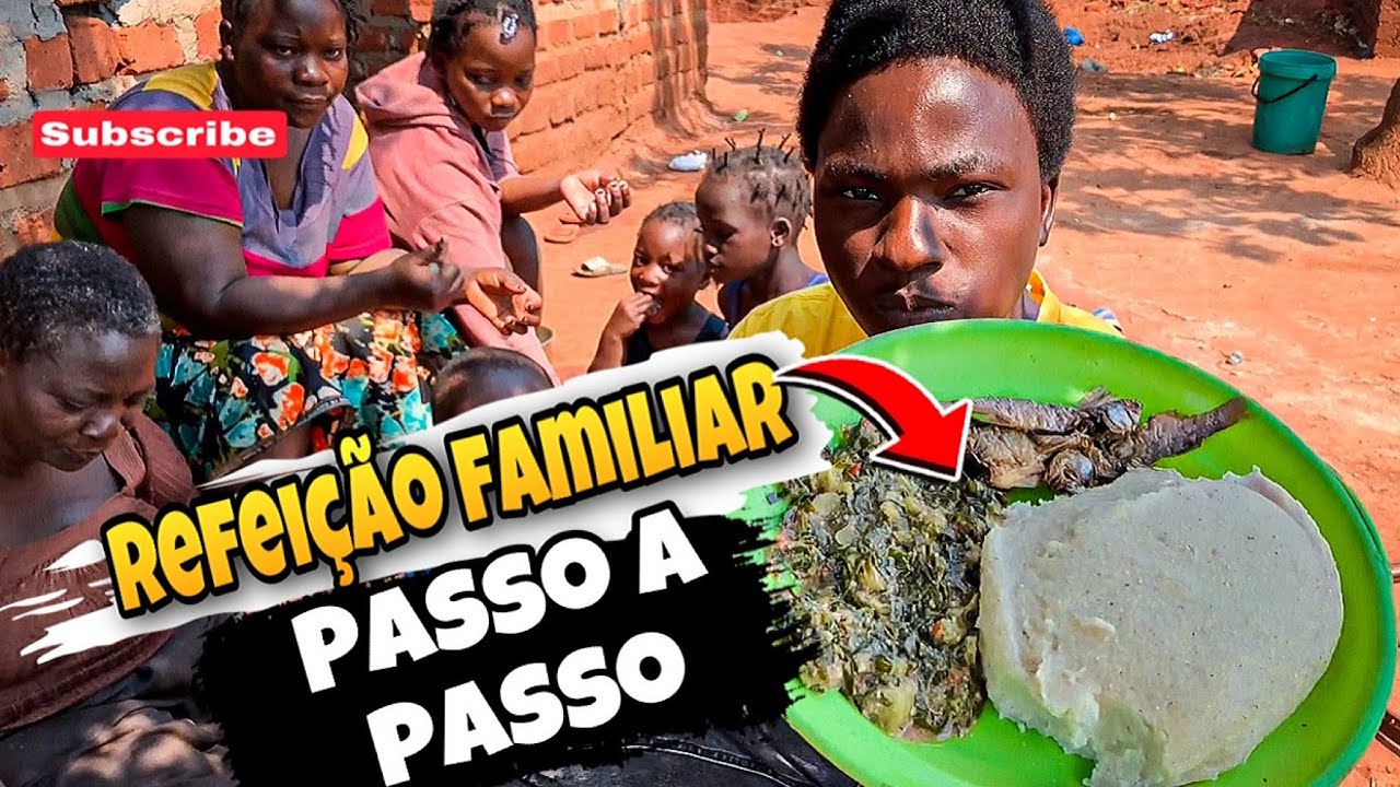 COMO PREPARAR UM DOS PRATOS T&Iacute;PICOS DE MO&Ccedil;AMBIQUE- XIMA E MOLHO DE VEGATAIS