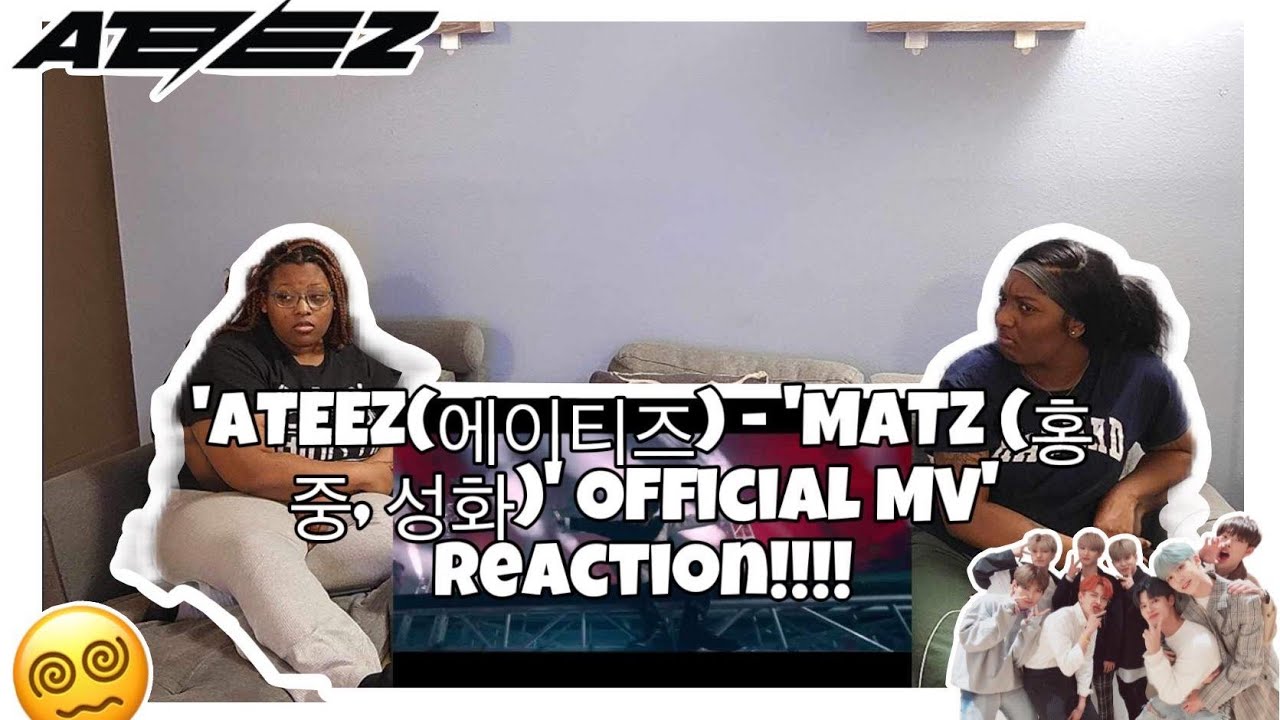 ATEEZ(에이티즈) - 'MATZ (홍중, 성화)' OFFICIAL MV REACTION!!!!!!💓❤️🥳🫶🏽