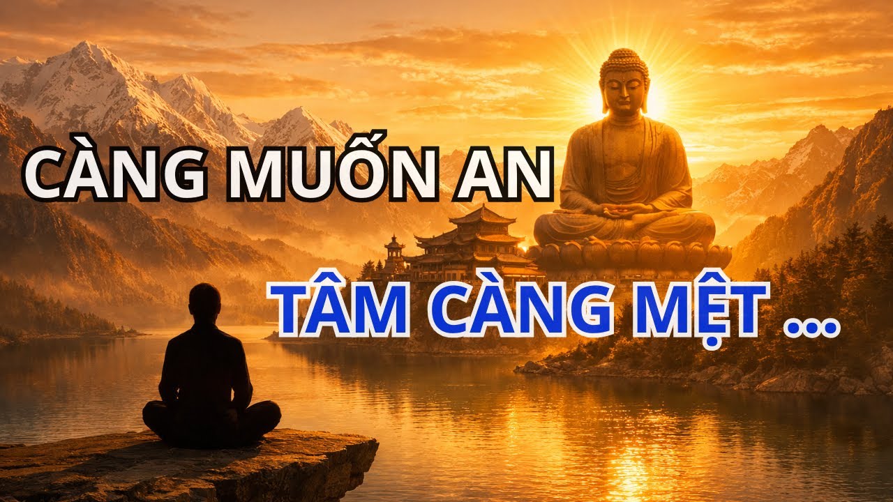 Vì Sao Càng Muốn An,… Tâm Lại Càng Thấy Mệt #loiphatday