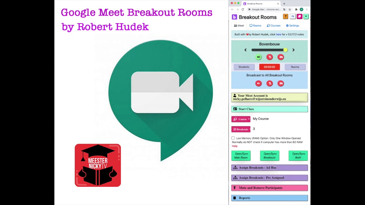 Google Breakout Rooms (basis)