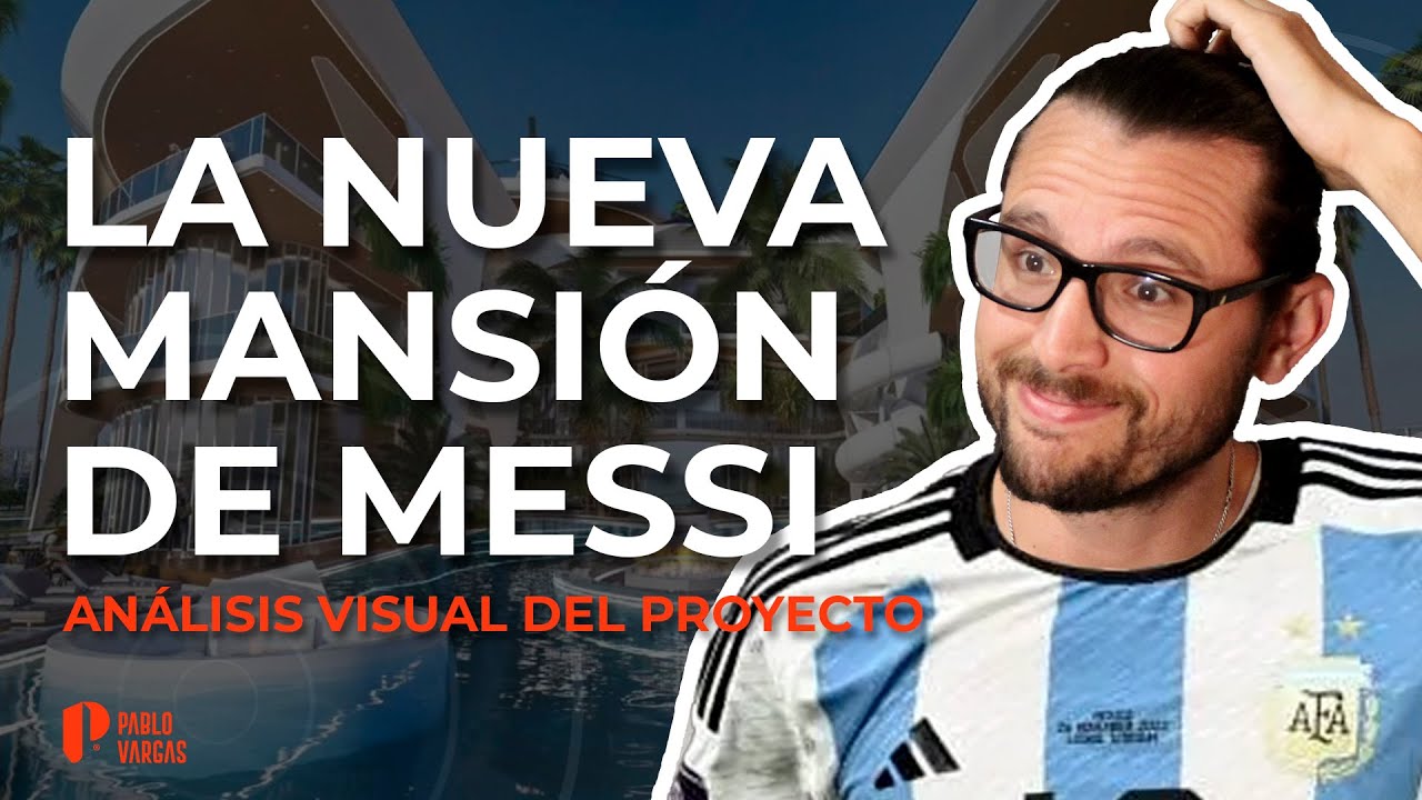 👀 ANALIZANDO LA MANSIÓN DE MESSI EN 3D 💵✨ | CONCEPT PROYECT | Veliz Arquitectos