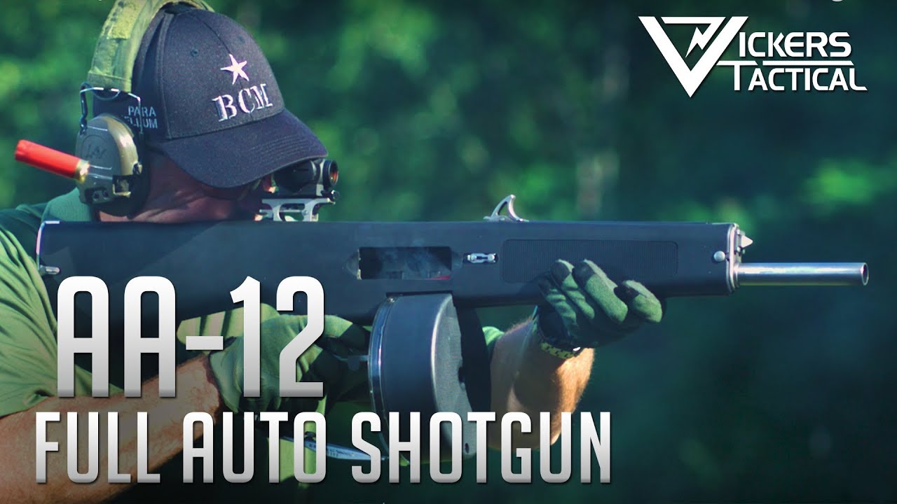 AA-12 Fully Automatic Shotgun 4k