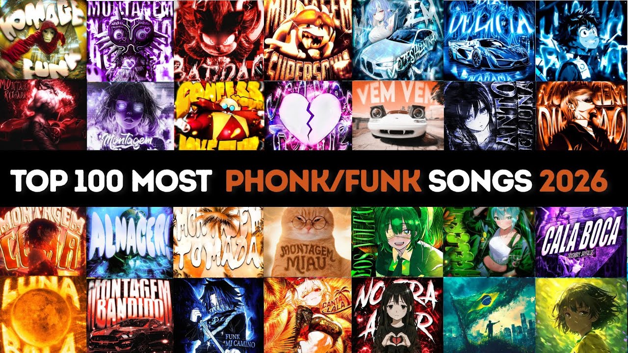TOP 100 MOST VIRAL PHONK/FUNK 2026 🎵 PLAYLIST 🎵