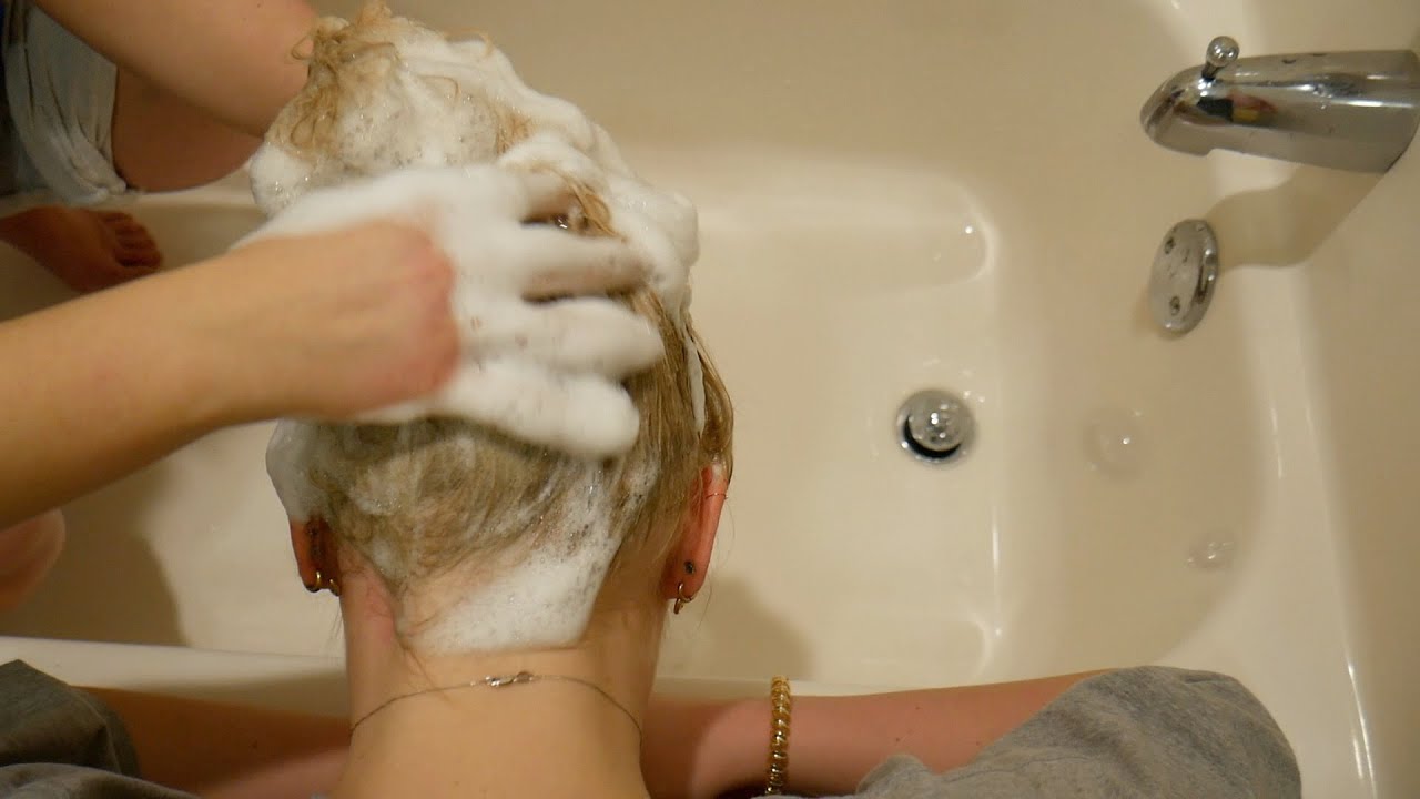 ASMR Hairwashing & Brushing