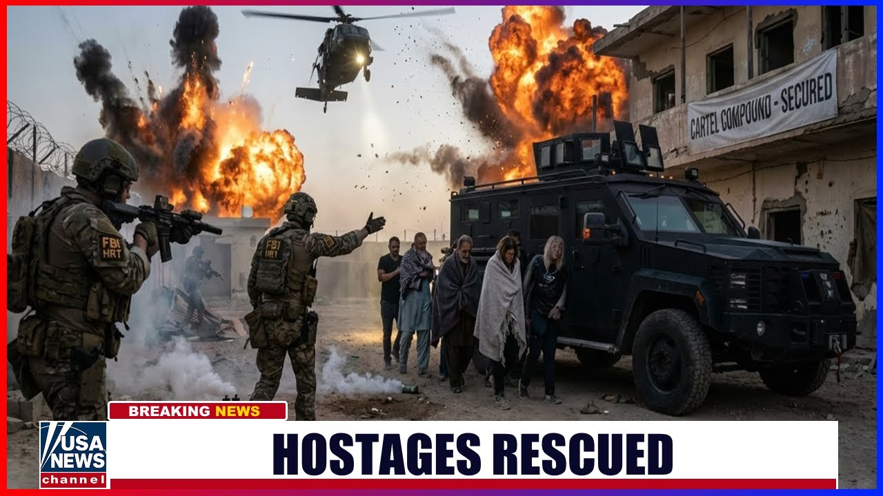 FBI HRT Rescues 12 Americans From Cartel — 6-Minute Raid, Zero Casualties, Perfect Victory