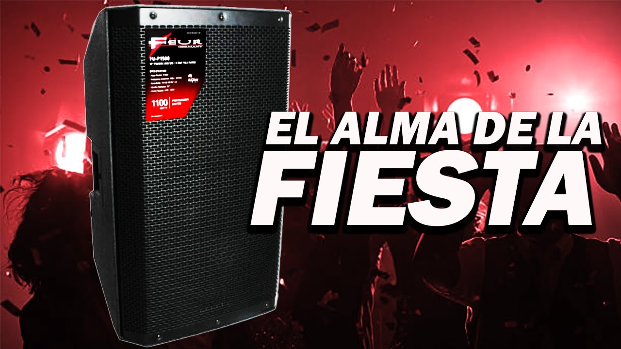 🤯ALTAVOZ Amplificado de 15 pulgadas💥Me sorprendió EL INCREÍBLE  FEUR FUPRO1590