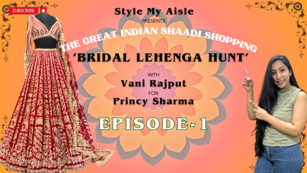 BRIDAL LEHENGA SHOPPING | NRI BRIDE | LUXURY WEDDINGS | MEHRAULI | CHANDNI CHOWK #bridetobe | DELHI