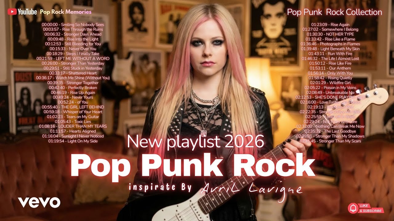 Best Pop Rock & Pop Punk Songs of the 2000s 🎸 Timeless Anthems New Playlist 2026