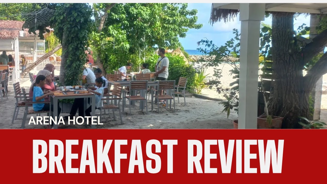 Breakfast at Arena Beach Hotel 🇲🇻 #buffetbreakfast #maafushi #maledives #breakfastreview #foodreview