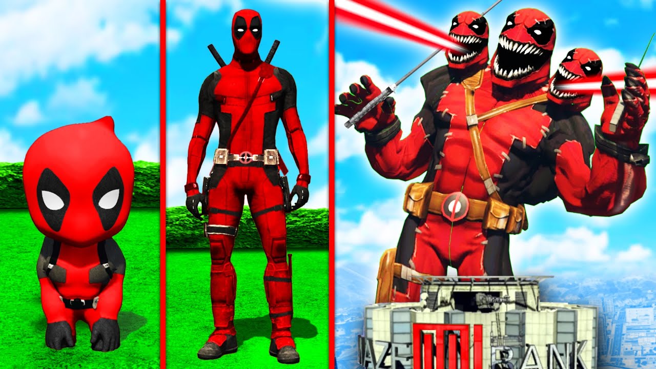 GTA 5 - DEADPOOL zu GOTTPOOL upgraden!😡💀