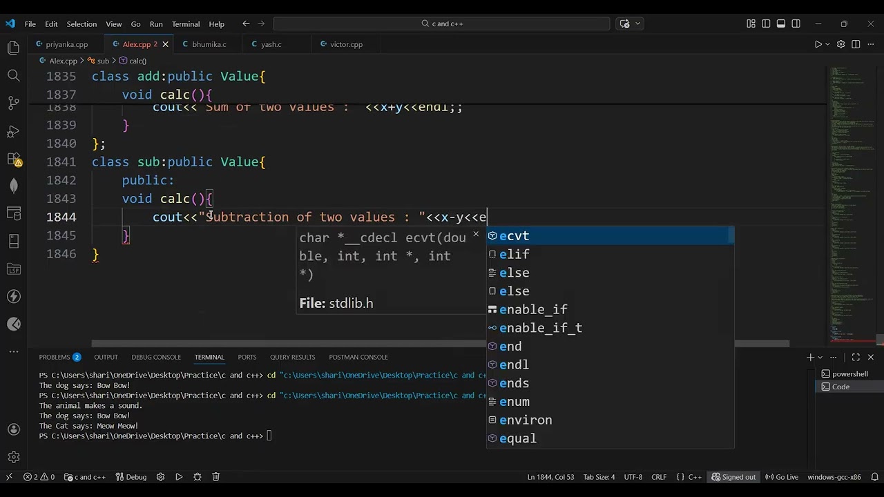 C++ Polymorphism & File Handling: Method Overloading & Saving Data (Part 16)
