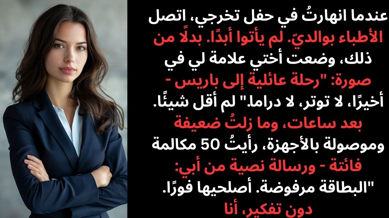 انهرت في المستشفى، اتصل الأطباء بوالديّ لكنهما لم يأتيا… الحقيقة صدمتني