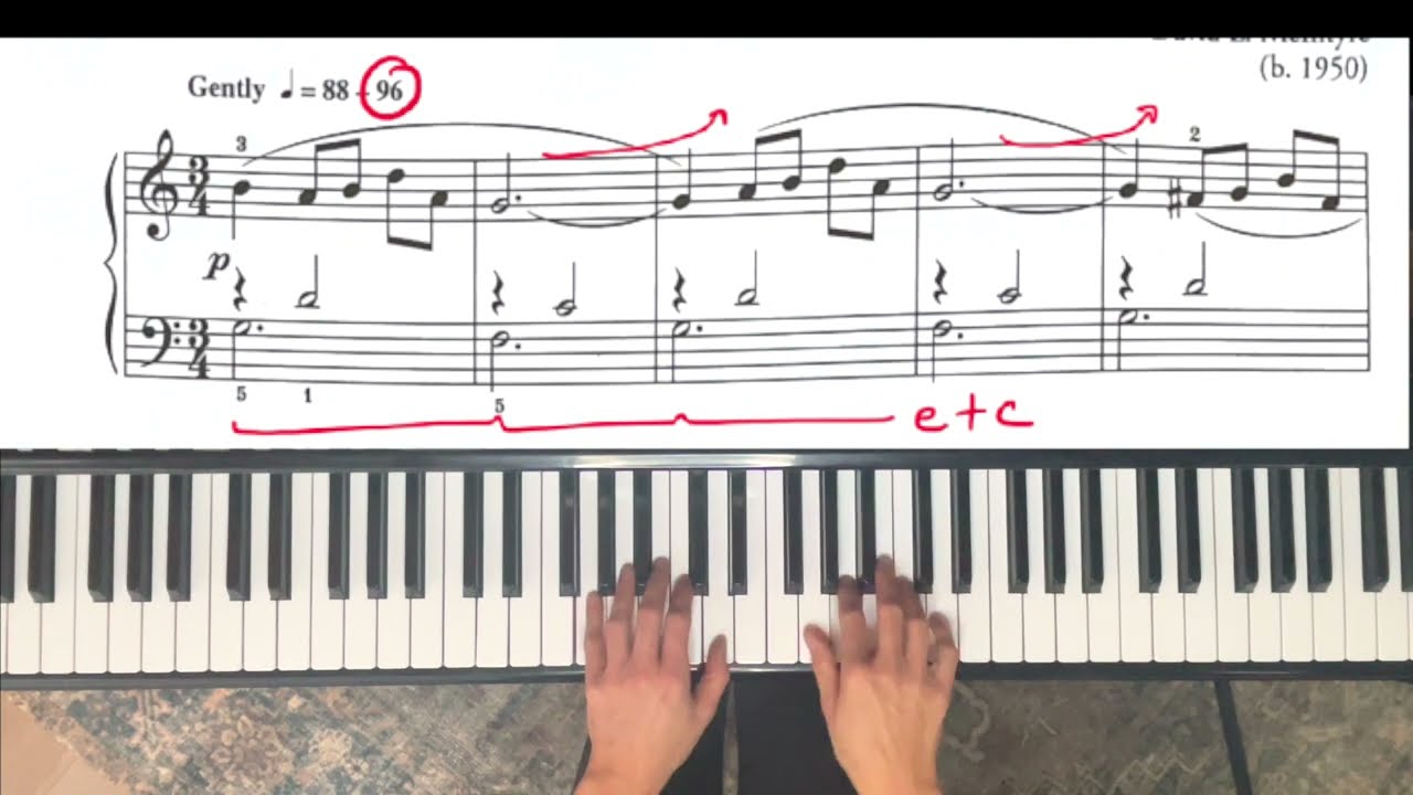 Practice Tempo - The Waltz That Floated Away by McIntyre (RCM Level 2 List B 2022 Celebration)