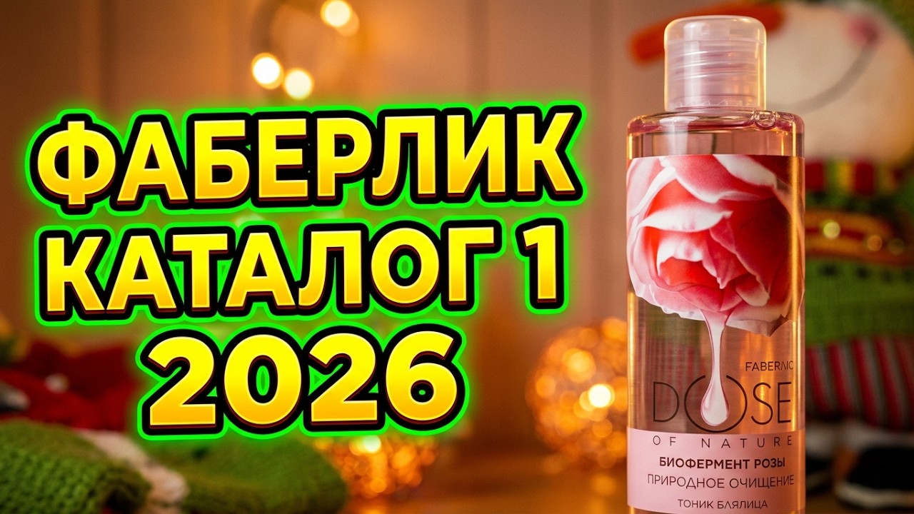 Заказ Фаберлик по 1 каталогу 2026 г🌲🎄🎅🪅