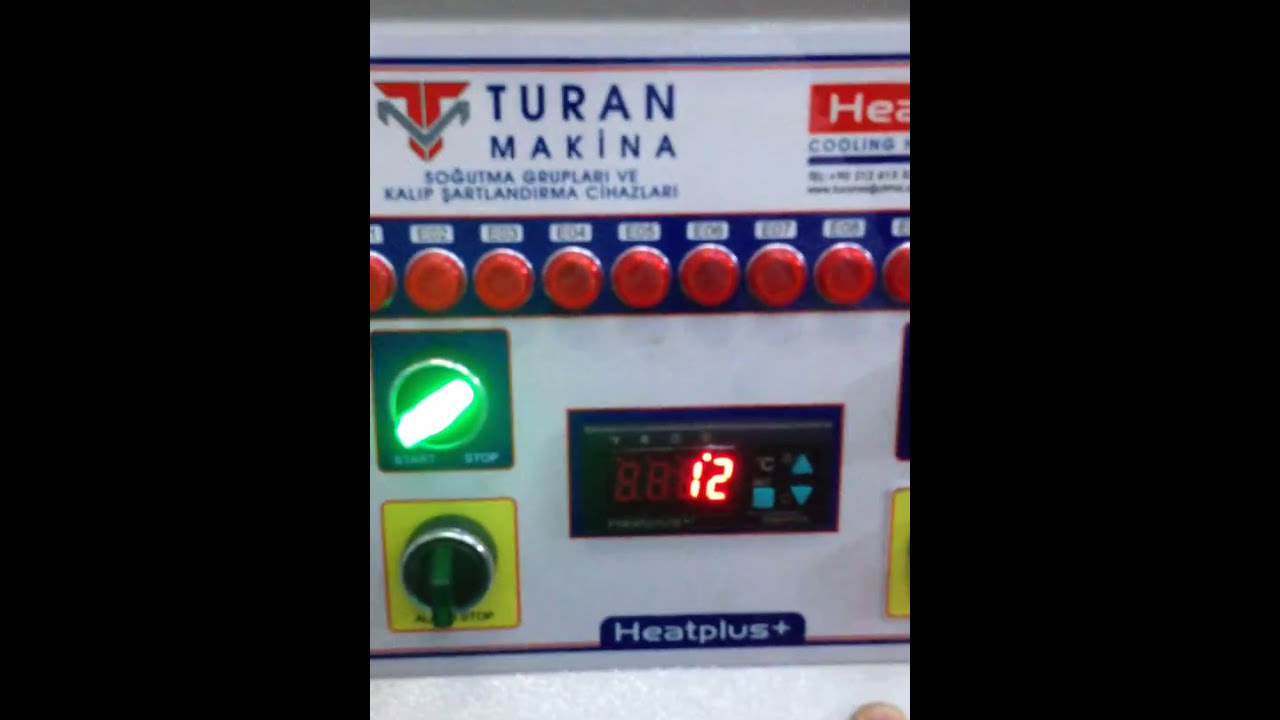 Turan Soğutma CP 13, CP 18 ve CP 30 Chiller Modelleri için ilk devreye alma