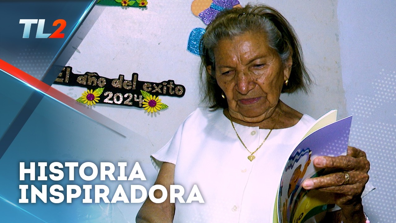 Mujer de 94 años regresa a la escuela | Teledos | El Salvador
