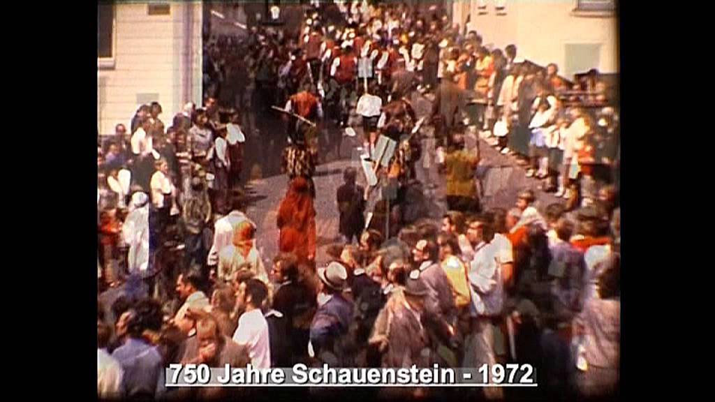 Stadt Schauenstein 1972, 750 Jahrfeier, Historisches Schauspiel, Festzug