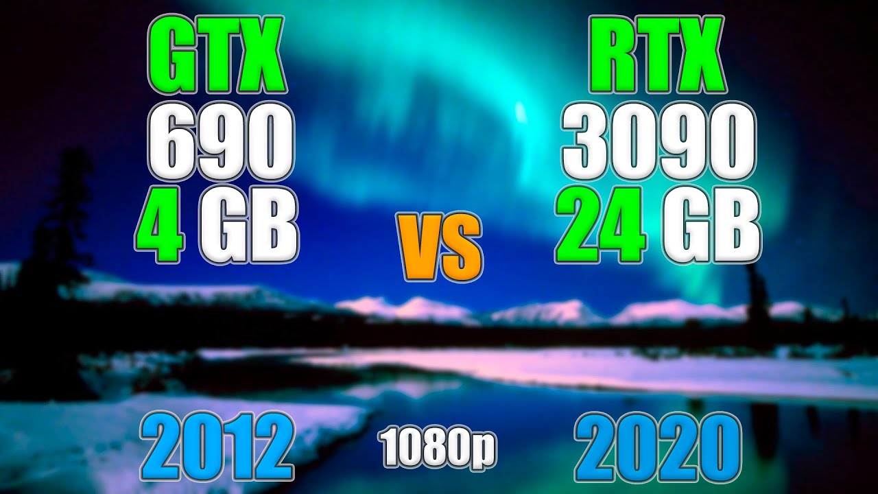 GeForce GTX 690 vs GeForce RTX 3090 - 8 Лет Разницы Игротест в FullHD 1080p