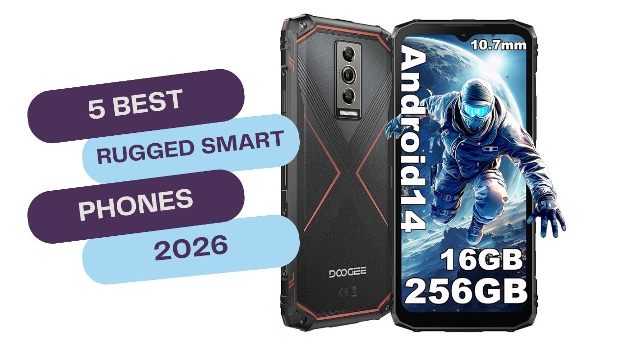 Top 5 BEST Rugged Smartphones 2026 – Built for Drops, Water & Work  Real World Picks