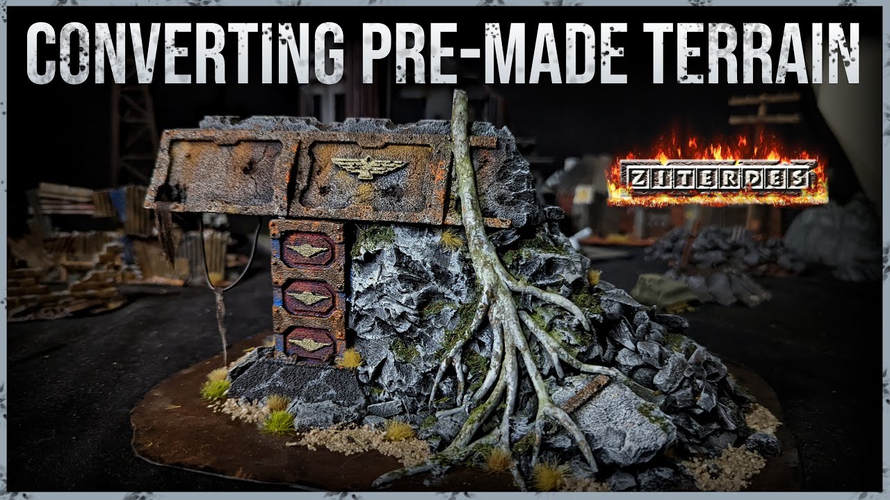 Converting Pre-Made Wargaming Terrain - Ziterdes Foam Terrain Reimagined