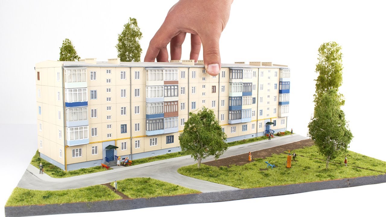 Realistic Diorama from Cheboksary - Russia / 1:160 Scale Building / N Scale Diorama