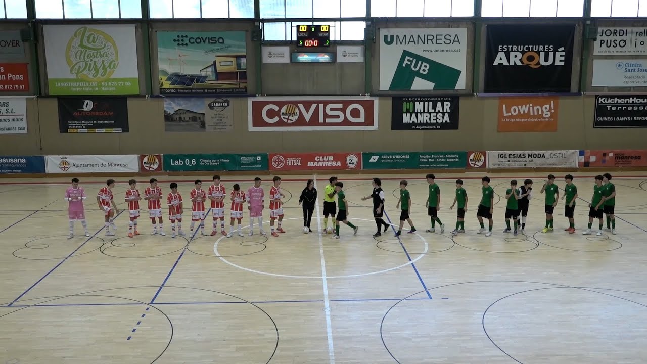 Resum Covisa Manresa FS - Les Corts UBAE, AE. Grup Únic - Lliga Divisió d'Honor Cadet FS