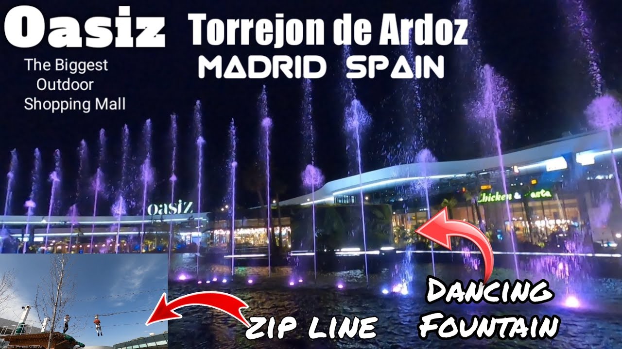 Oasiz Outdoor Shopping Mall | Torrejon de Ardoz  | The Biggest Shopping  Center in Madrid Spain