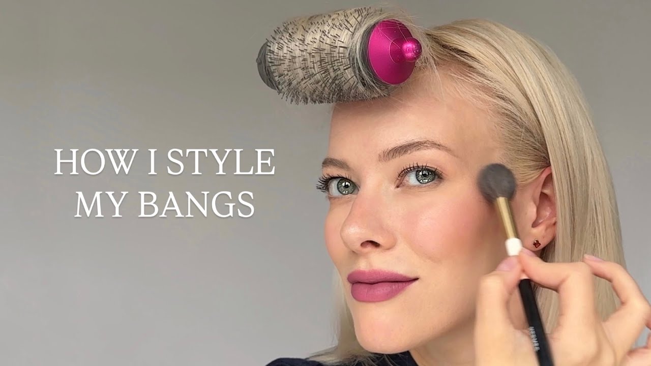 How I Style My Bangs:  Step-by-Step Tutorial for All Hair Types and Bangs