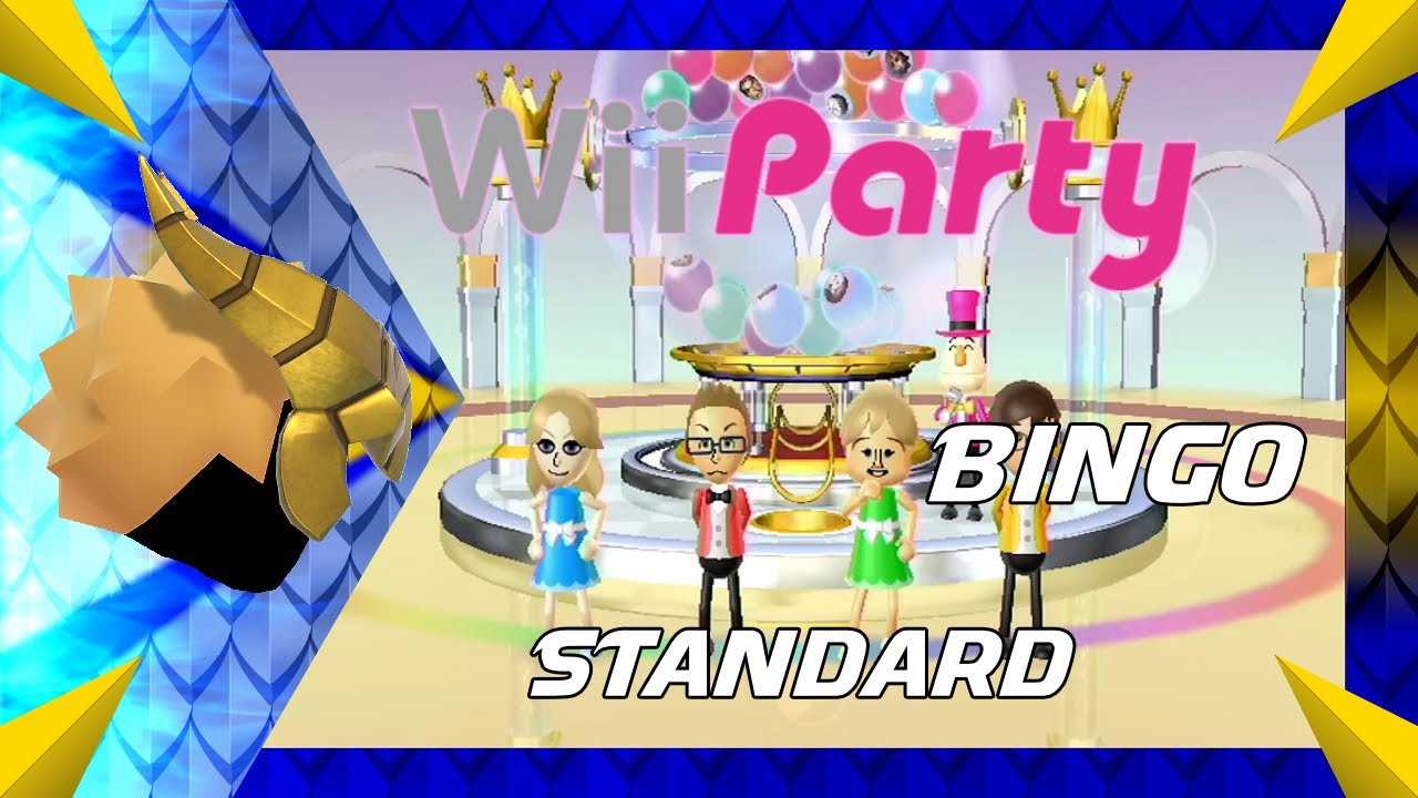 Wii Party - Bingo (Standard) Rumi vs Nick vs Megan vs Luca
