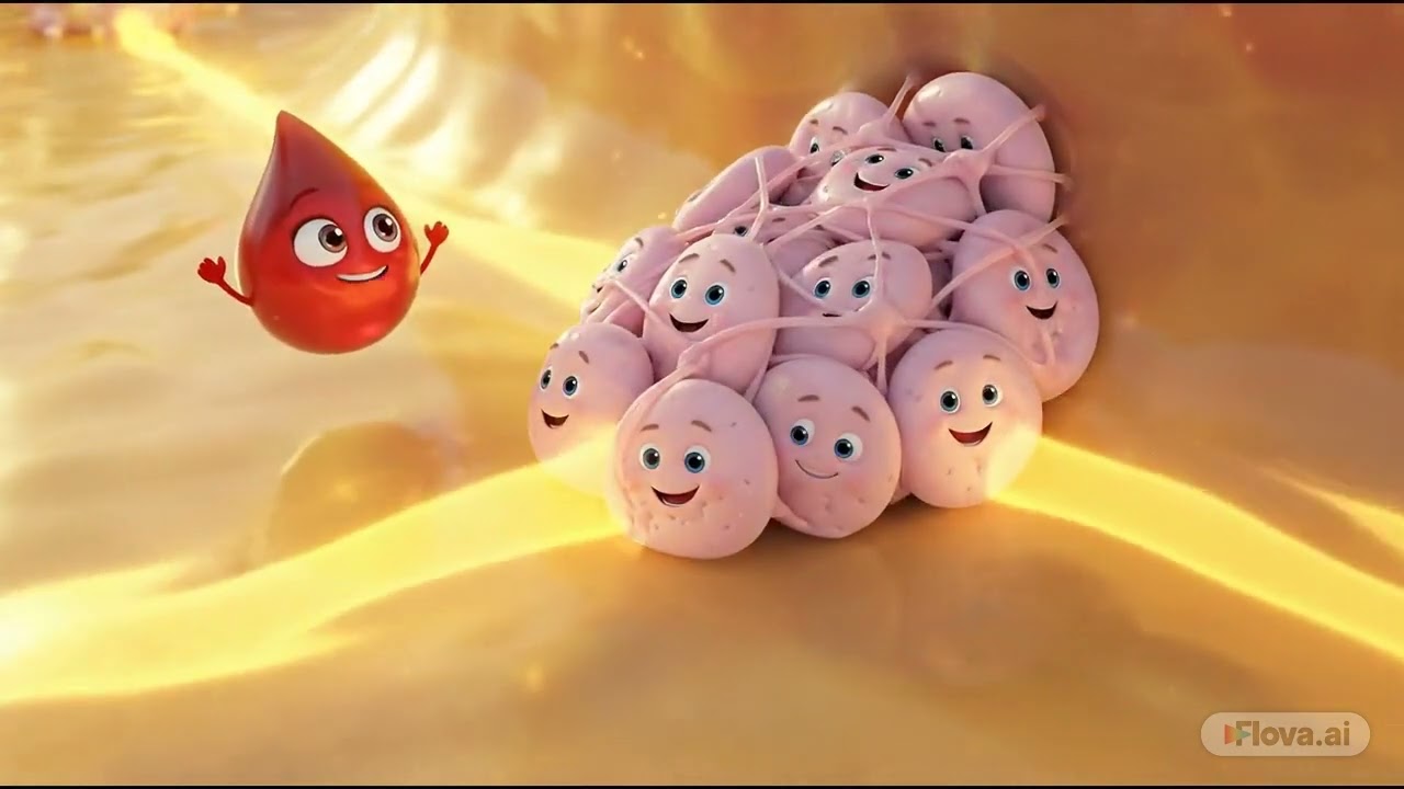 قطرة في رحلة الحياة   مغامرة داخل جسم سامر