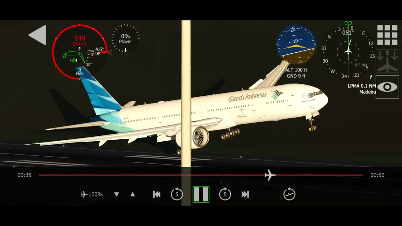 Mencoba landing dimadeira