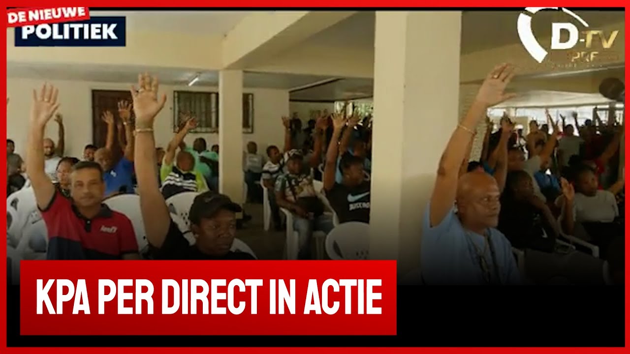 🚀 De Nieuwe Politiek LIVE • Bond Penitentiaire Ambtenaren (KPA) in actie in Suriname