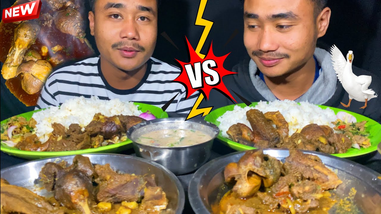 NGANU THONGBA CHALLENGE 🦆 MUKBANG🤤🔥@SarangthemArunjit 