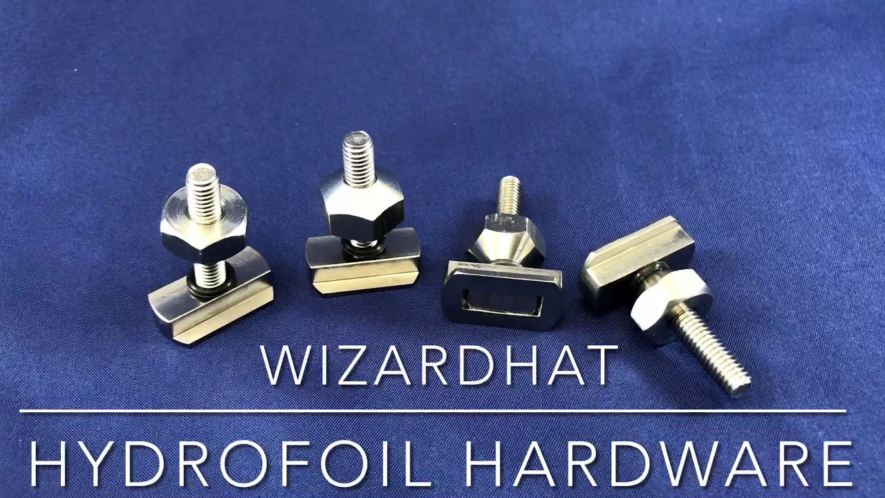 New and Improved Wizard Hat Hydrofoil Hardware