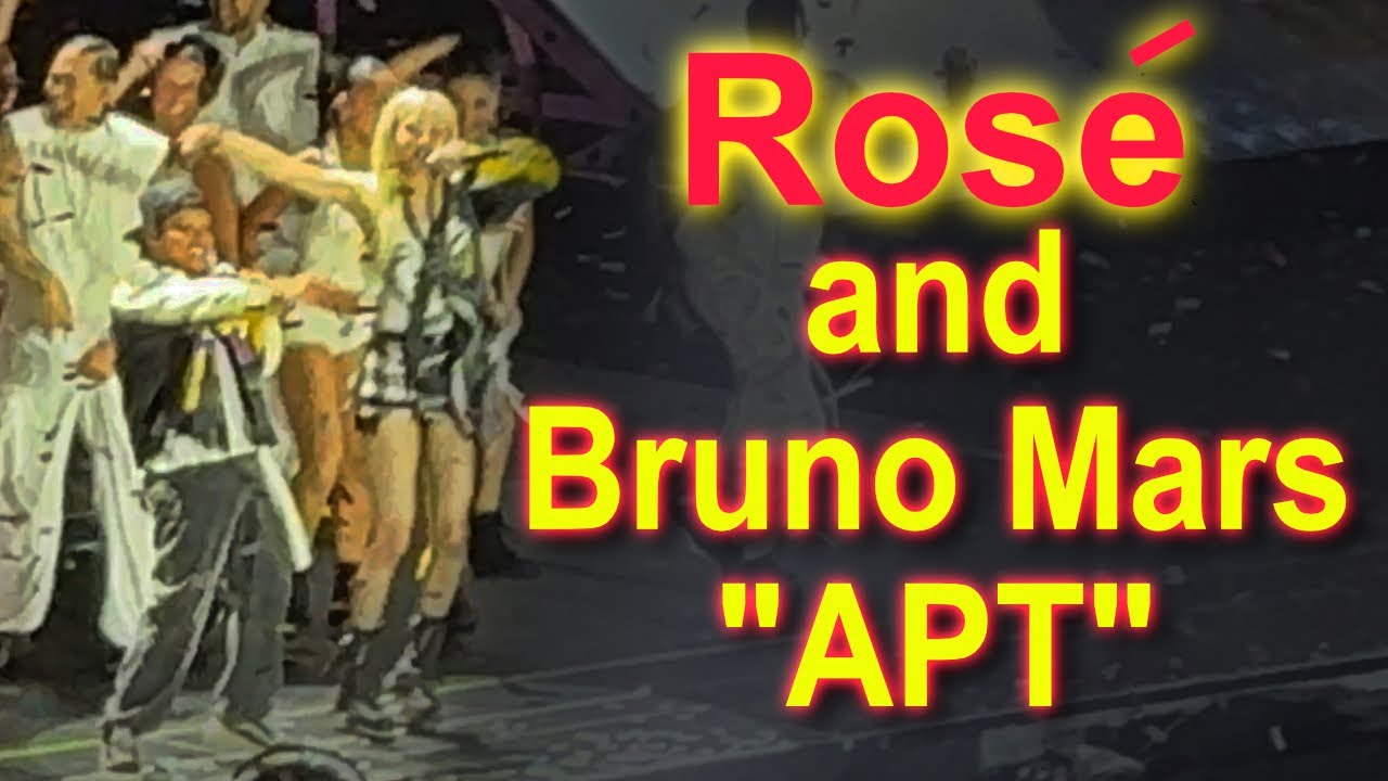 Rose and Bruno Mars perform APT at Sofi Stadium 7/13/25 Full Performance Fan Cam