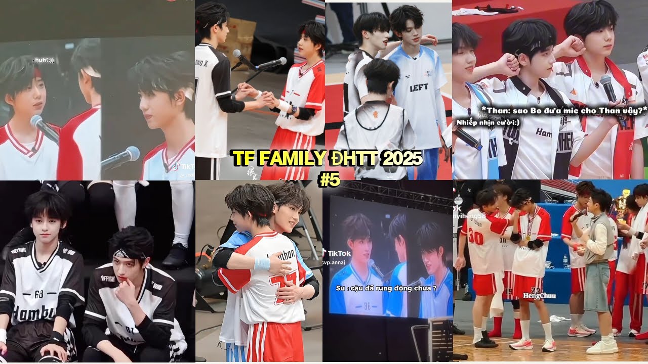 [TikTok] TF Family ĐHTT 2025 #5| Dàn visual cực phẩm #lau18 tương tác cực đáng yêu tại Đại Hội