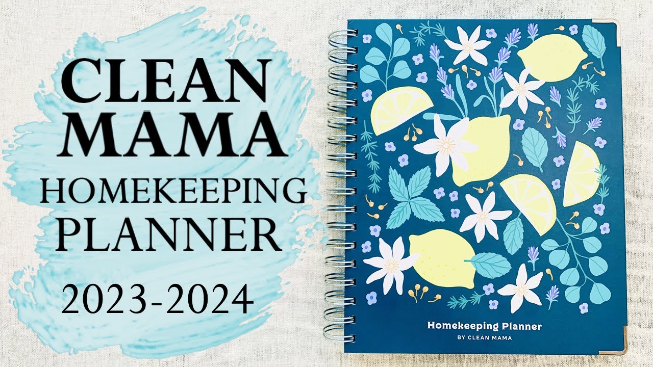 CLEAN MAMA HOMEKEEPING PLANNER | 23-24 + 15% OFF