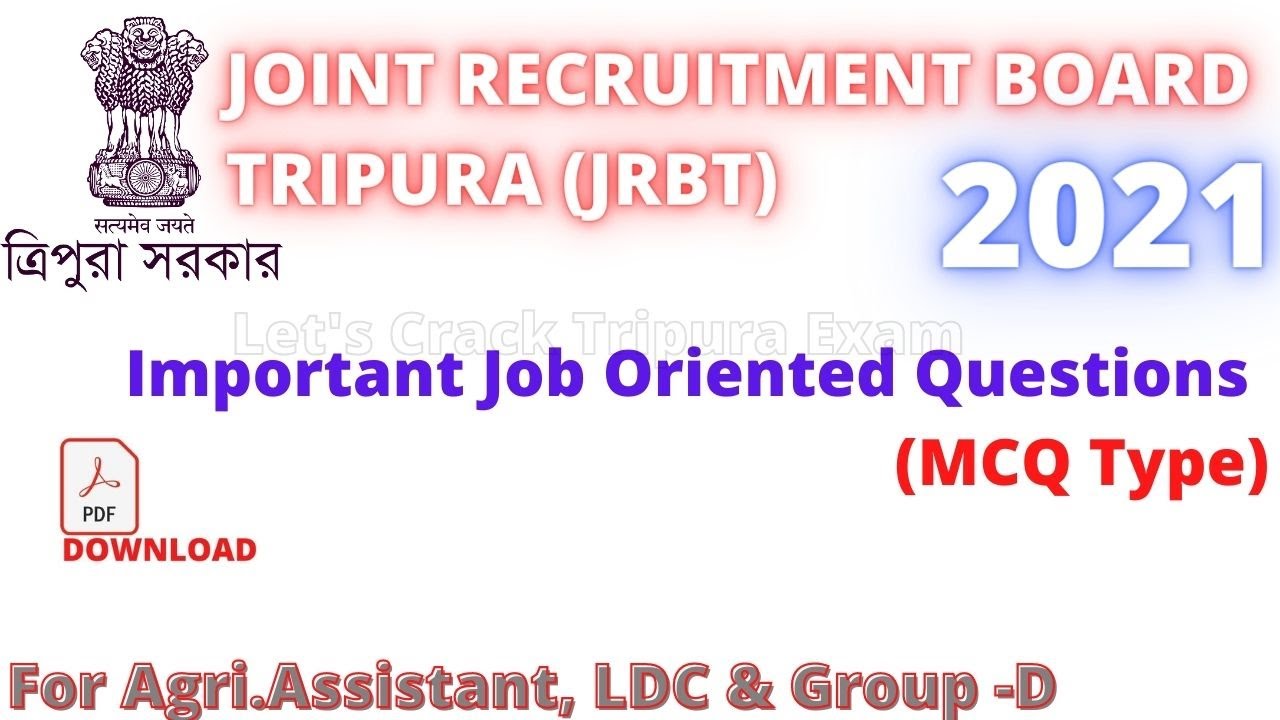 Job Oriented Questions || LDC | Agri-Assistant | Group -D | MTS |