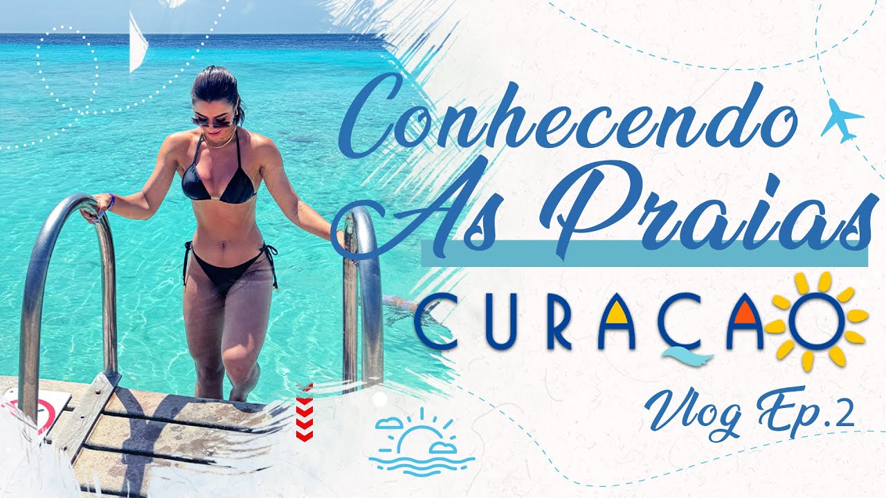 Visitamos as principais praias de Curaçao! O que achamos?  Vlog EP. 2