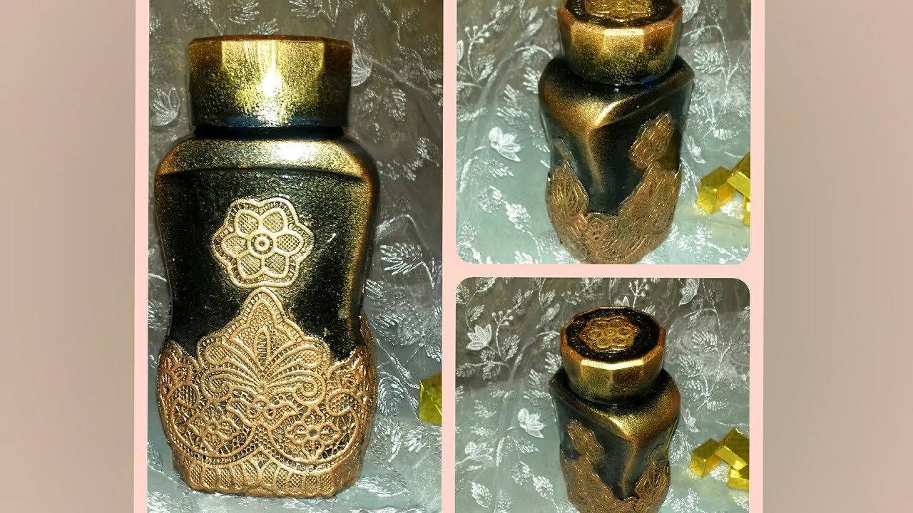 Ажурный декор кофейной банки. DIY.