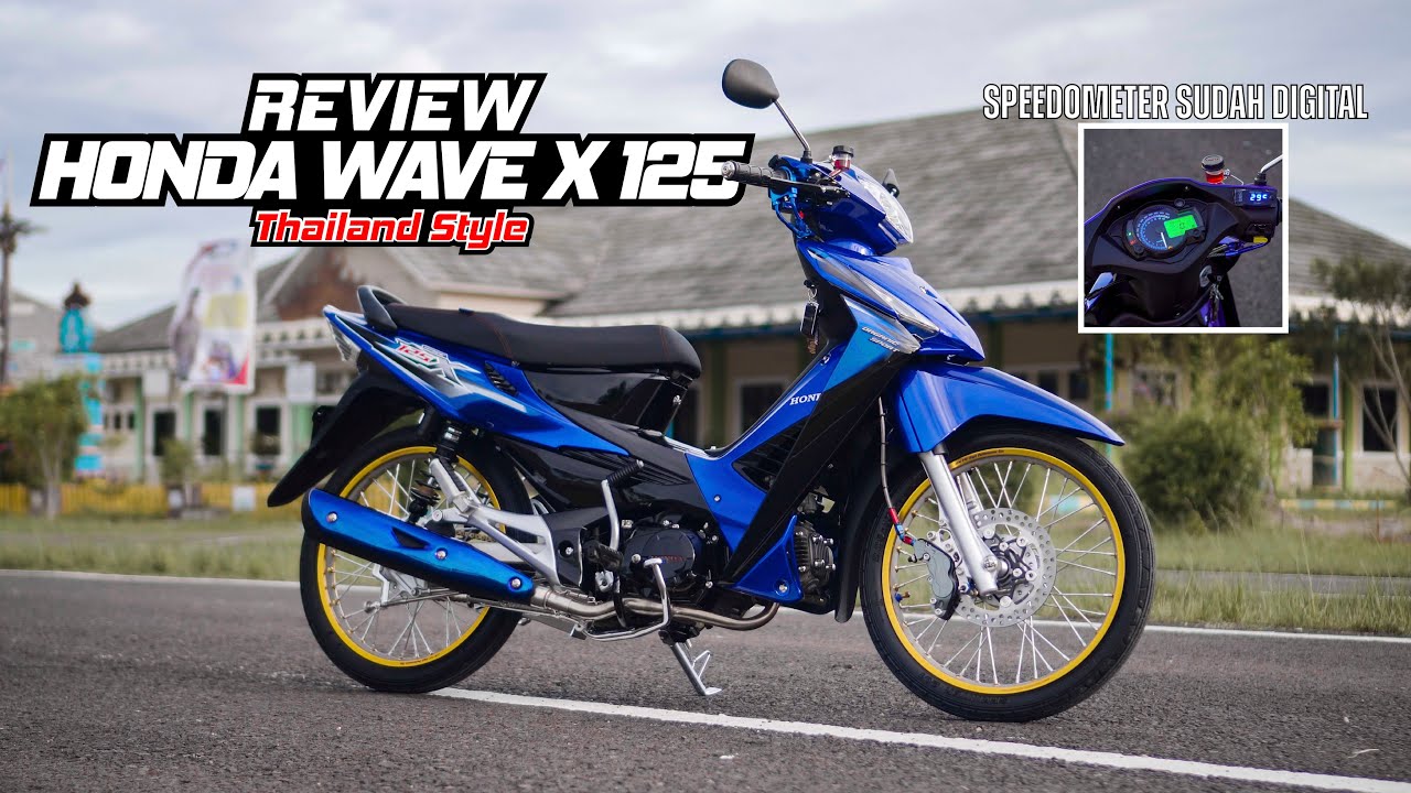 Review Honda Wave X 125 thailand style | Projek Modifikasi Revo 100 | 4K