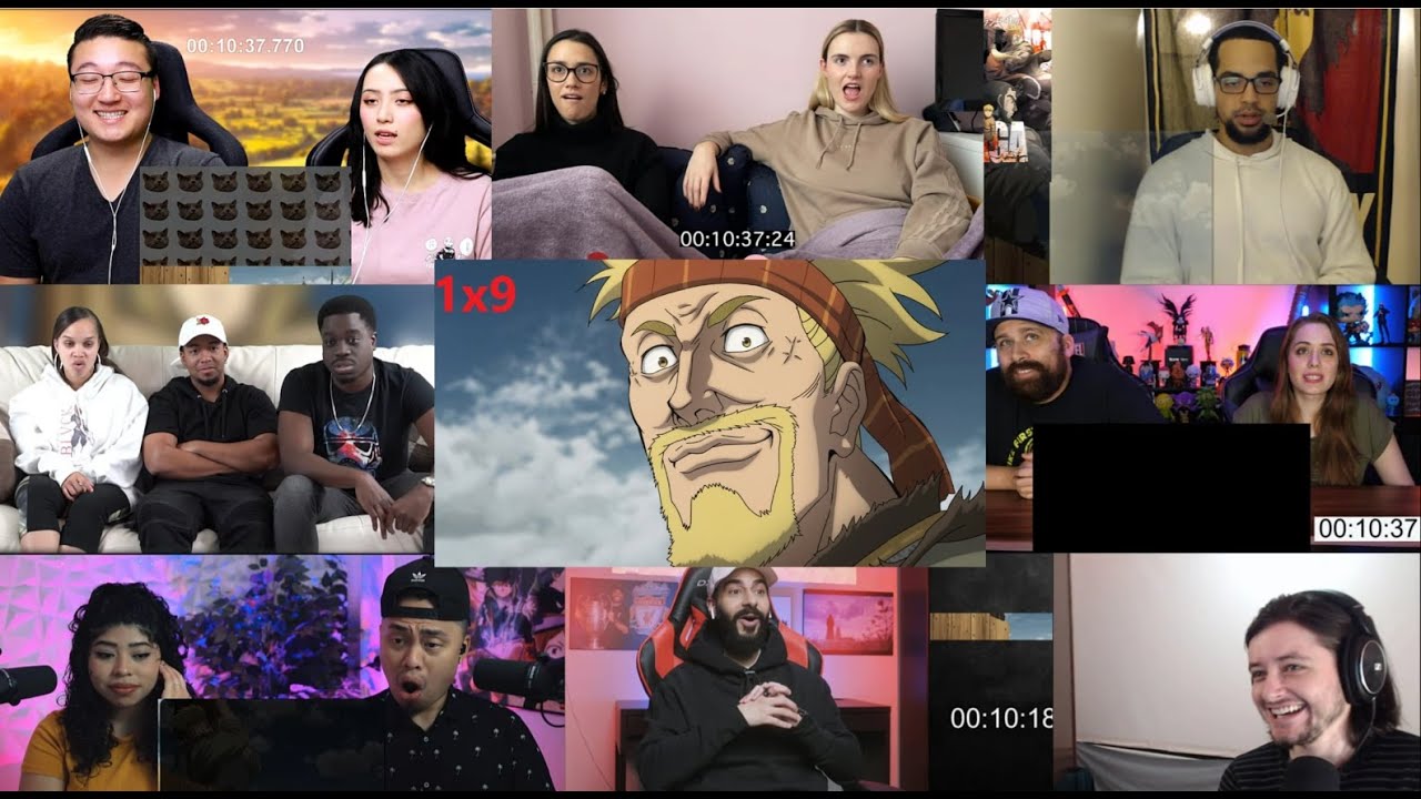 Vinland Saga Episode 9 Reaction Mashup | Thorkell vs Thorfinn